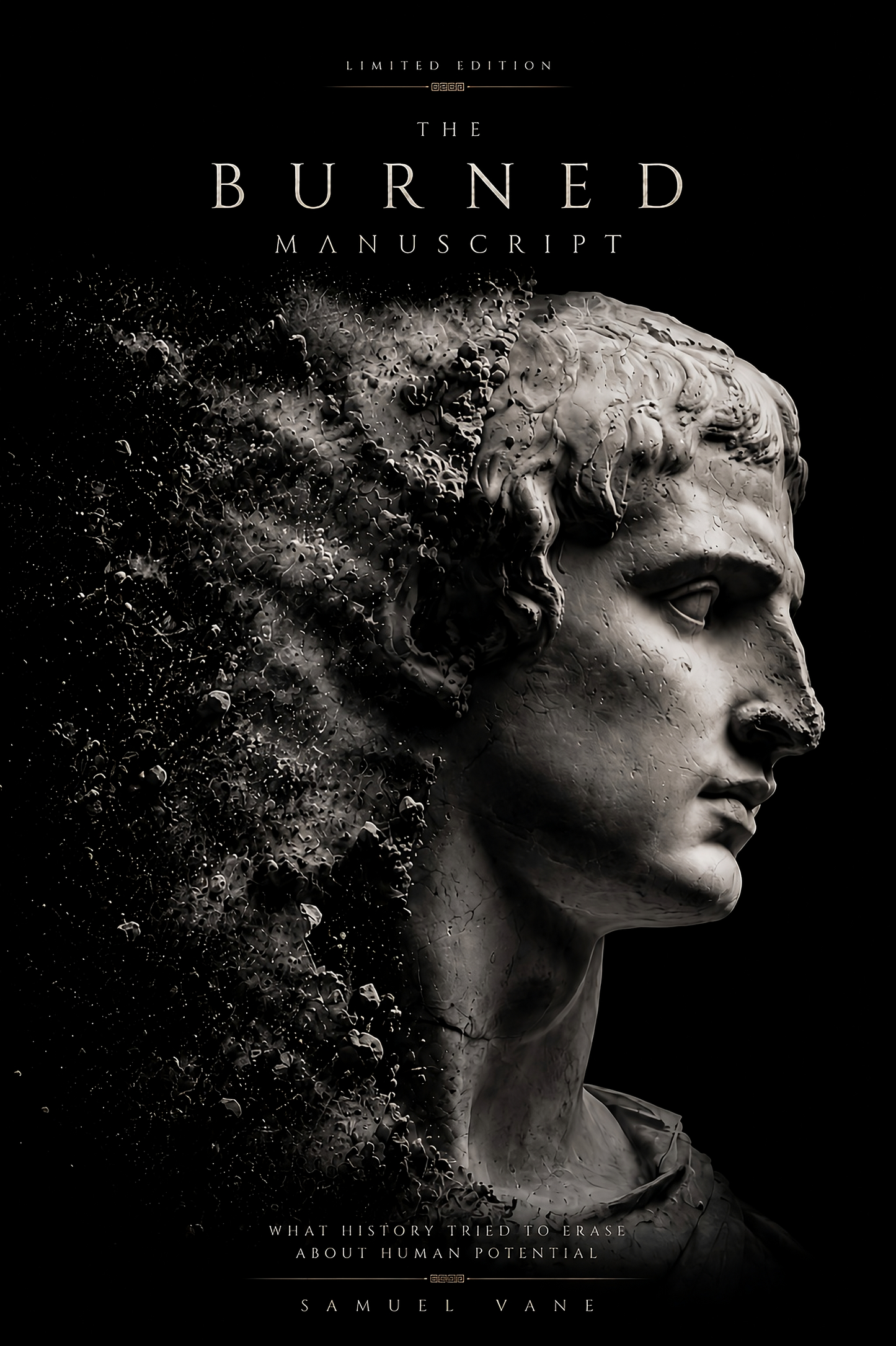 The Burned Manuscript by Samuel Vane — cover