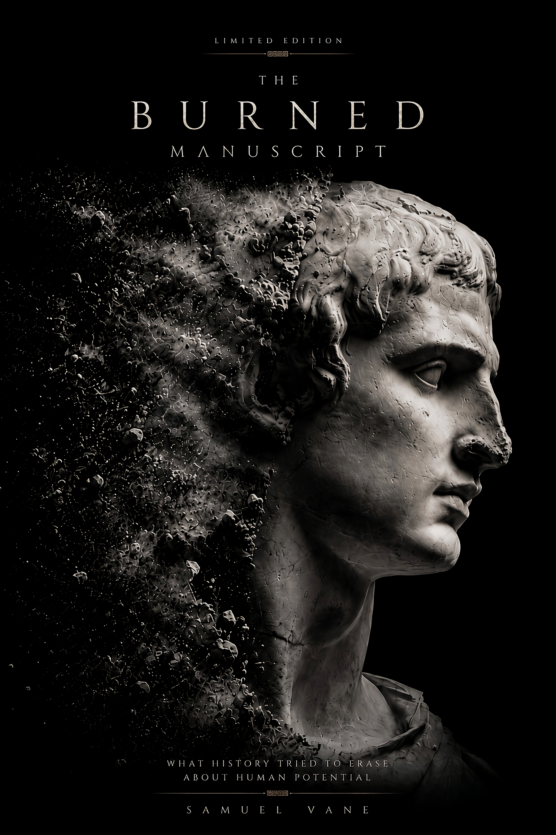 The Burned Manuscript by Samuel Vane — cover